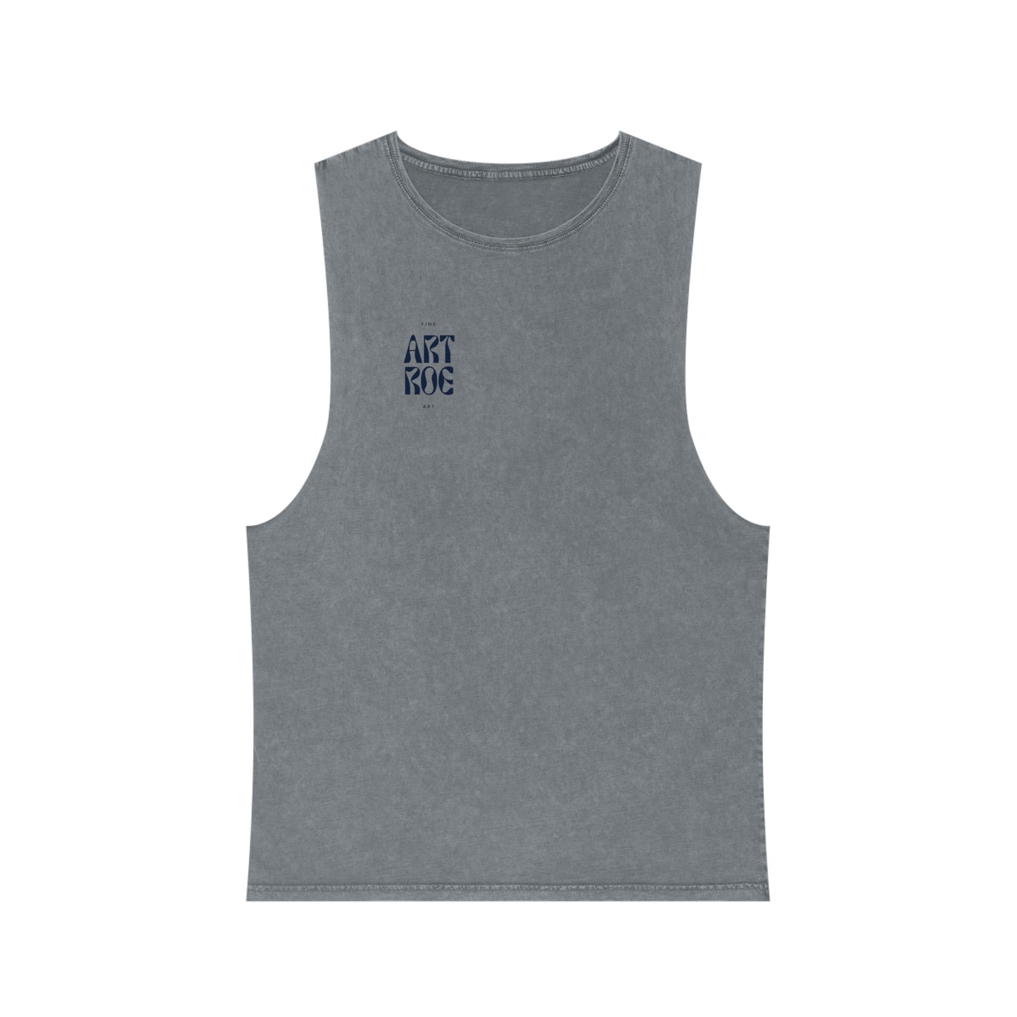 ART ROE LOGO Unisex Stonewash Tank Top