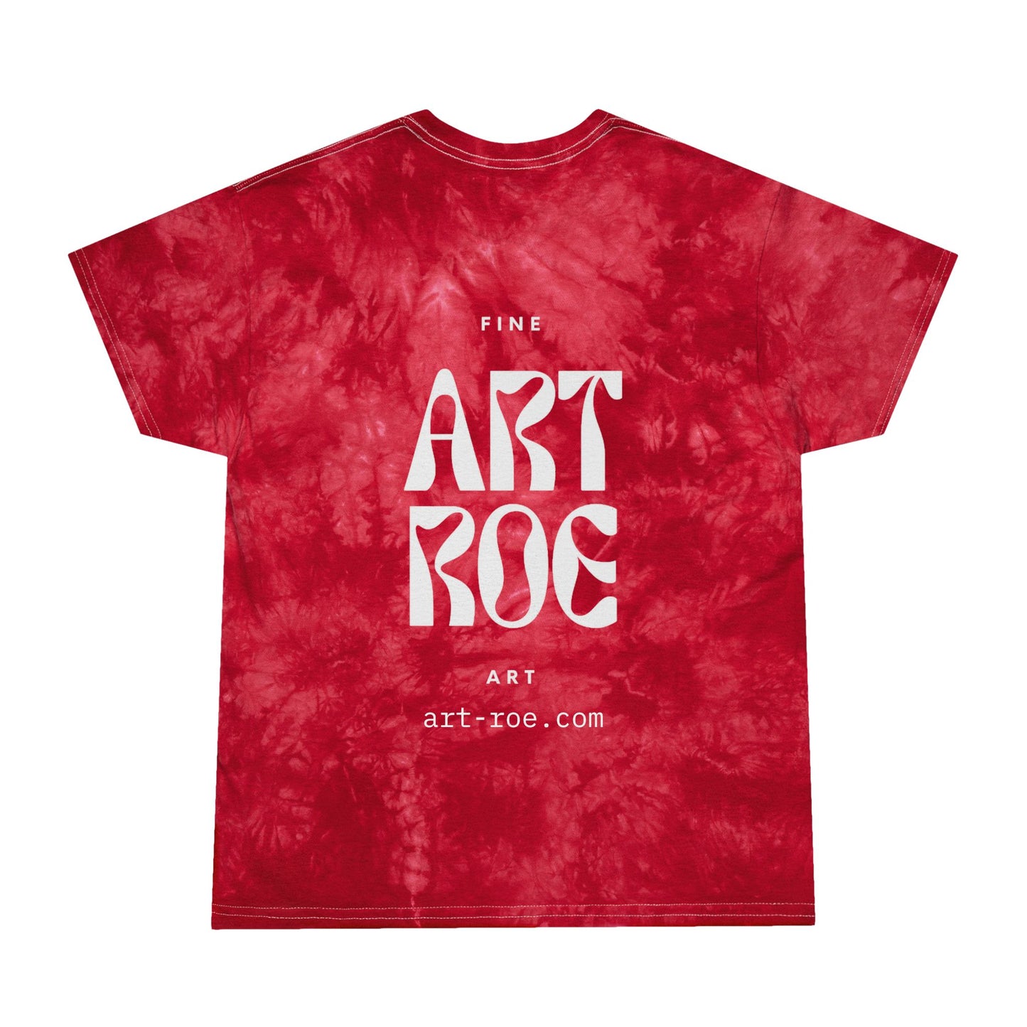 ART ROE LOGO Tie-Dye Tee, Crystal
