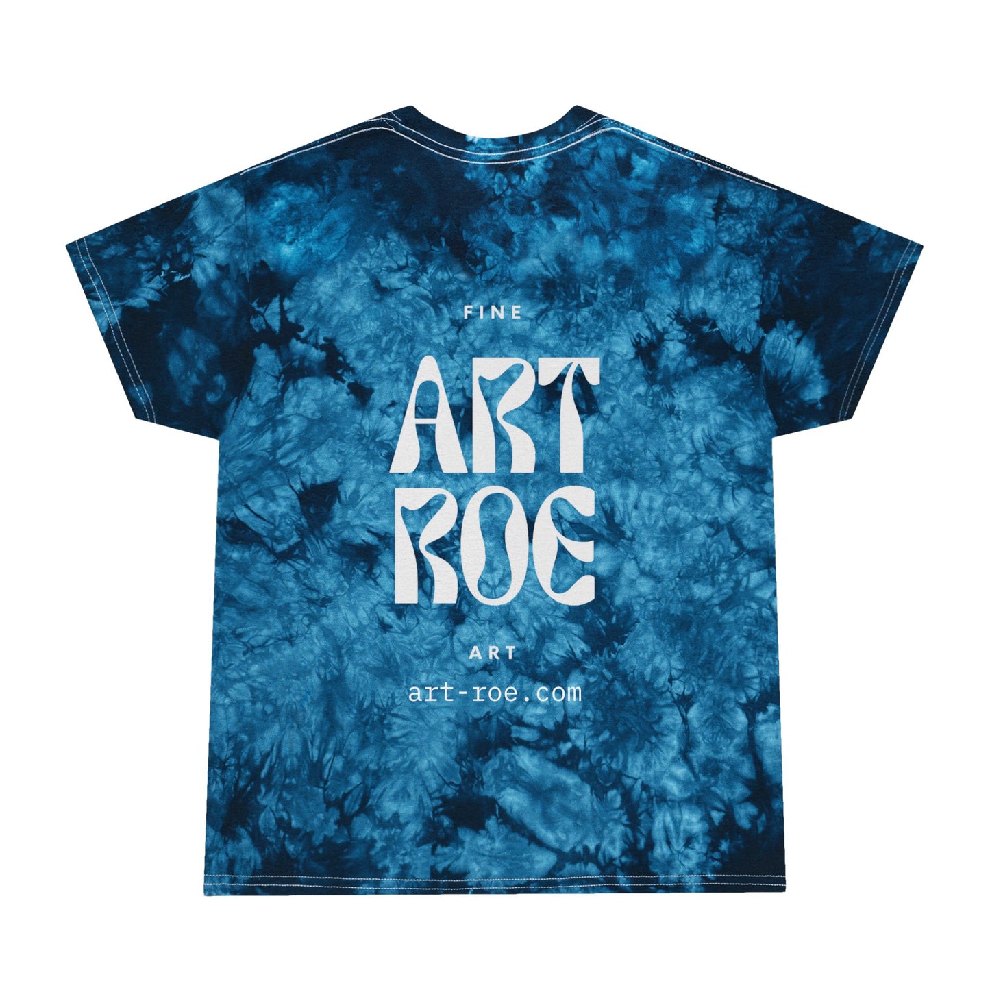 ART ROE LOGO Tie-Dye Tee, Crystal