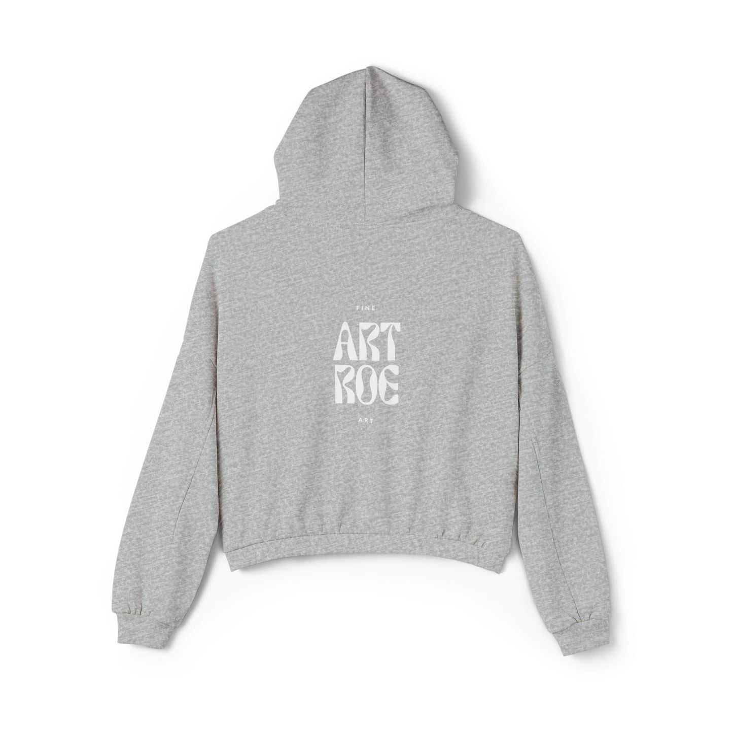 Royal Boy, Horse, ART ROE LOGO Women's Cinched Bottom Hoodie