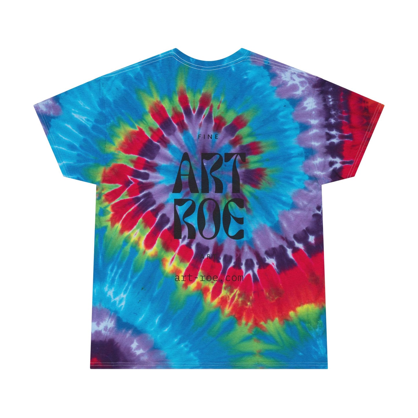 ART ROE LOGO Tie-Dye Tee, Spiral