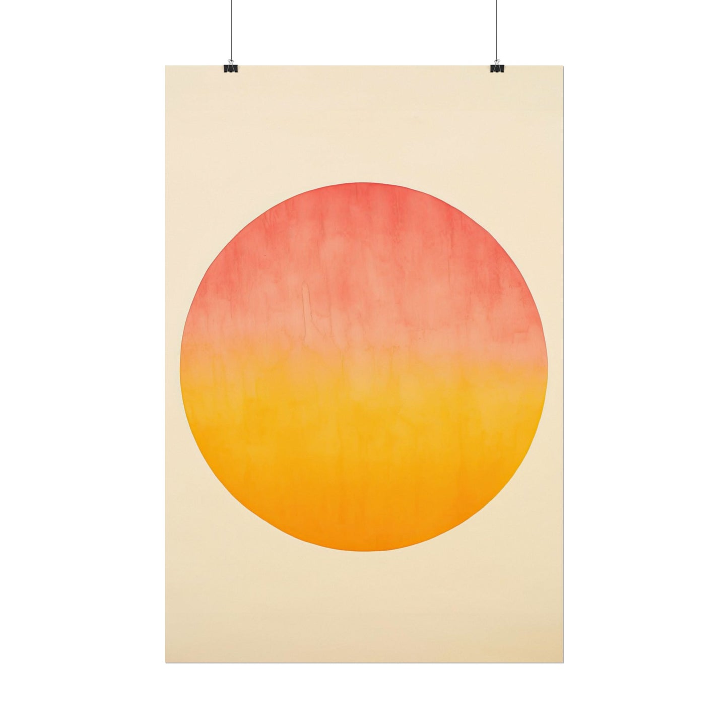 Sound Bath, Textured Watercolor Matte Print
