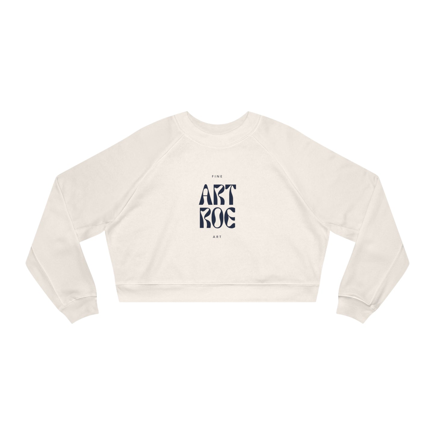 ART ROE LOGO Women's Cropped Fleece Pullover