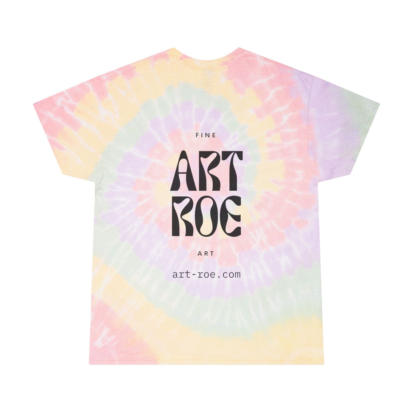 ART ROE LOGO Tie-Dye Tee, Spiral