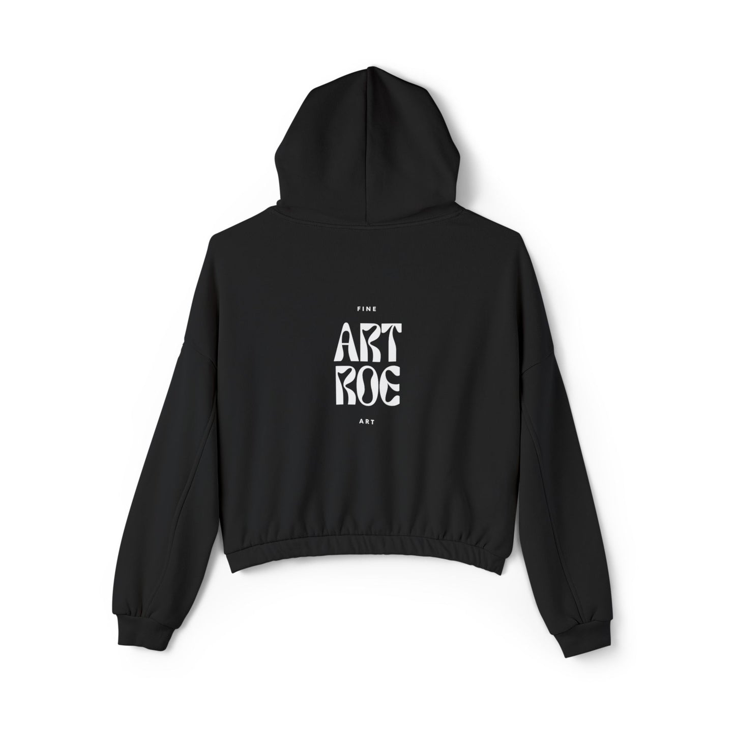 Royal Boy, Horse, ART ROE LOGO Women's Cinched Bottom Hoodie