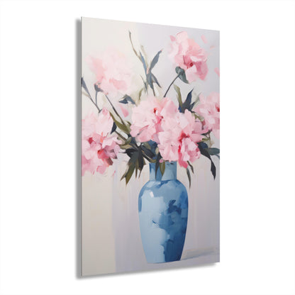 Baby Pink Peonies, Series, Acrylic Panel (24x36)