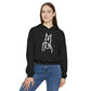 Horsey ART ROE LOGO Women's Cinched Bottom Hoodie