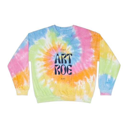 ART ROE LOGO Unisex Tie-Dye Sweatshirt