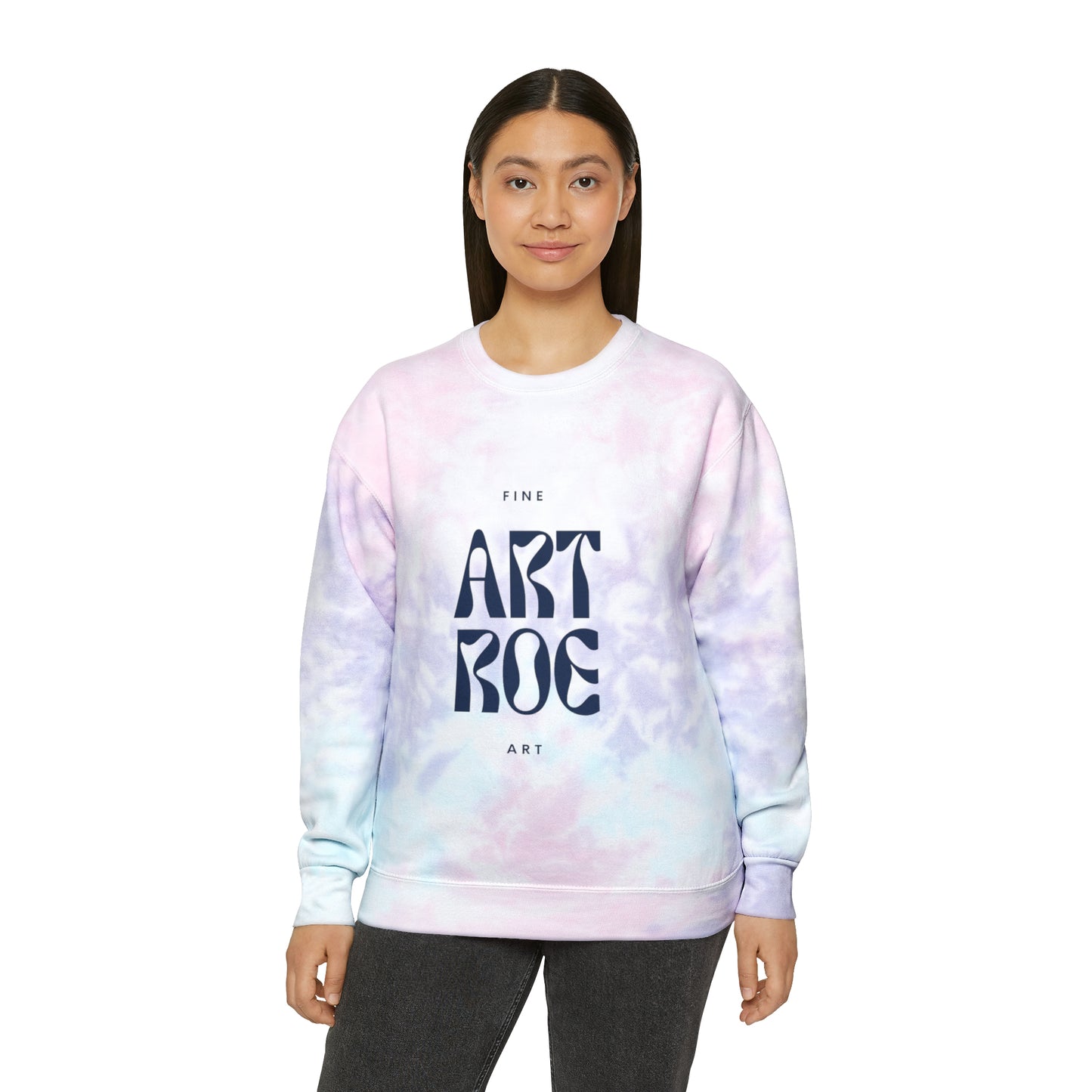 ART ROE LOGO Unisex Tie-Dye Sweatshirt