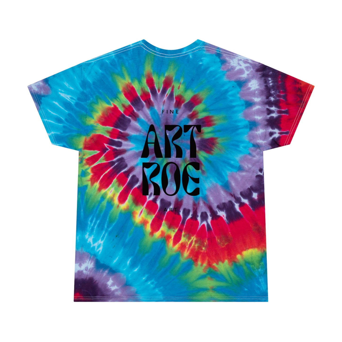 ART ROE LOGO Tie-Dye Tee, Spiral