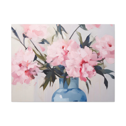 Baby Pink Peonies, Series, Canvas (30x20)&(40x30)