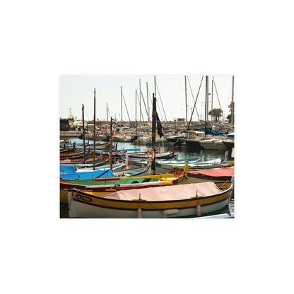 Colorful Port of Nice, Premium 180gsm Fine Art Print