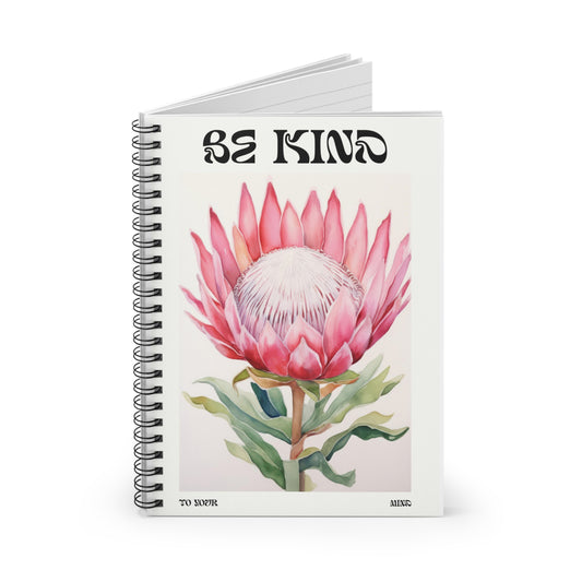 BE KIND TO YOUR MIND, Spiral Notebook