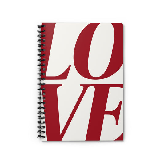 L O V E , Spiral Notebook