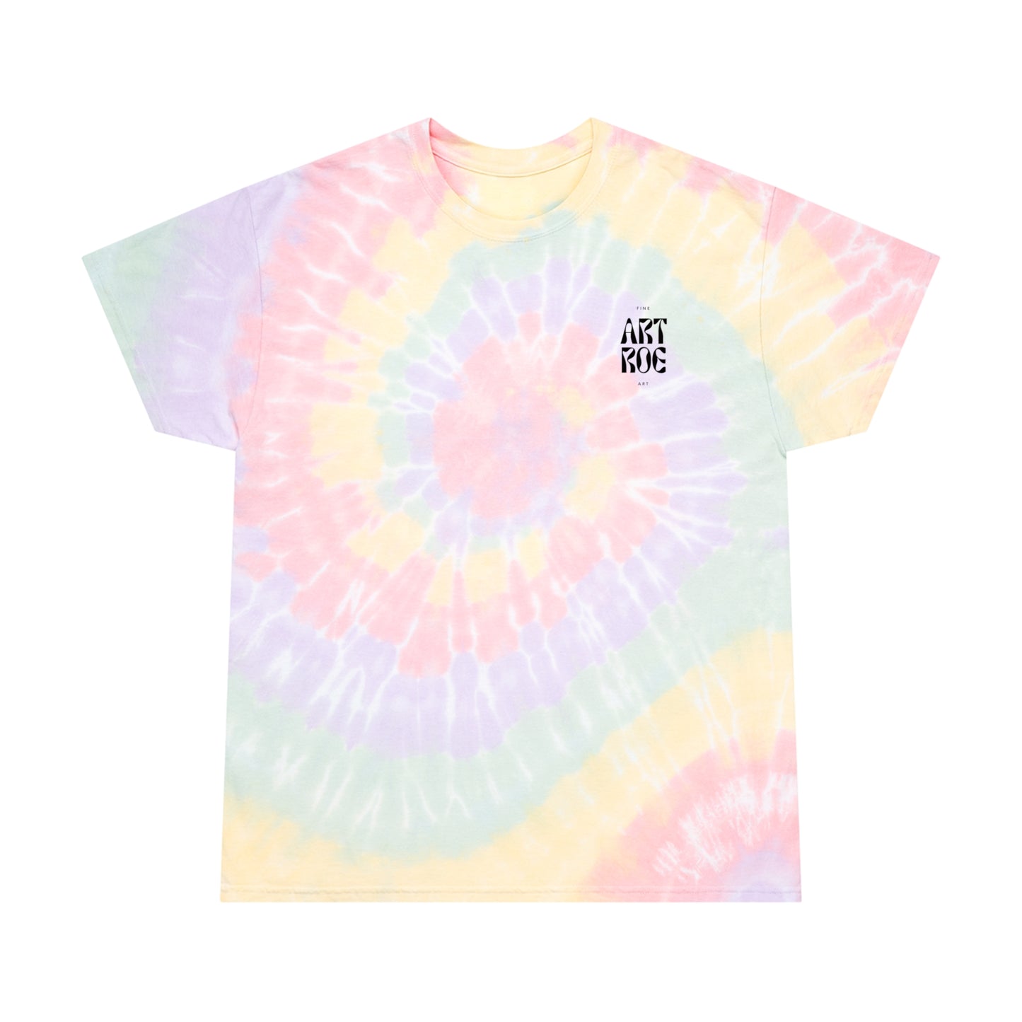 ART ROE LOGO Tie-Dye Tee, Spiral