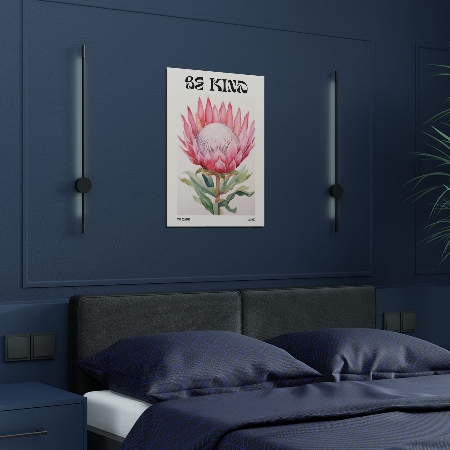 BE KIND TO YOUR MIND, Satin Poster Print (300gsm)