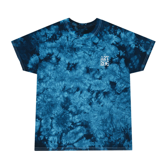 ART ROE LOGO Tie-Dye Tee, Crystal