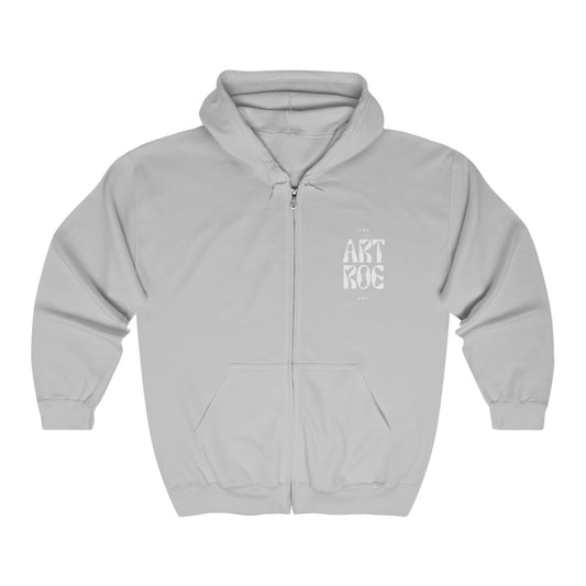 ART ROE LOGO Unisex Heavy Blend™ Full Zip Hooded Sweatshirt