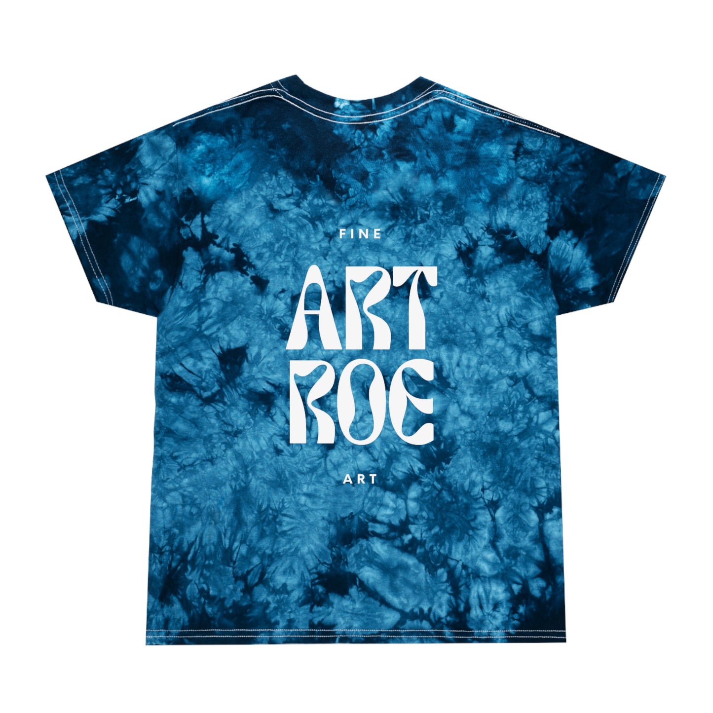 ART ROE LOGO Tie-Dye Tee, Crystal