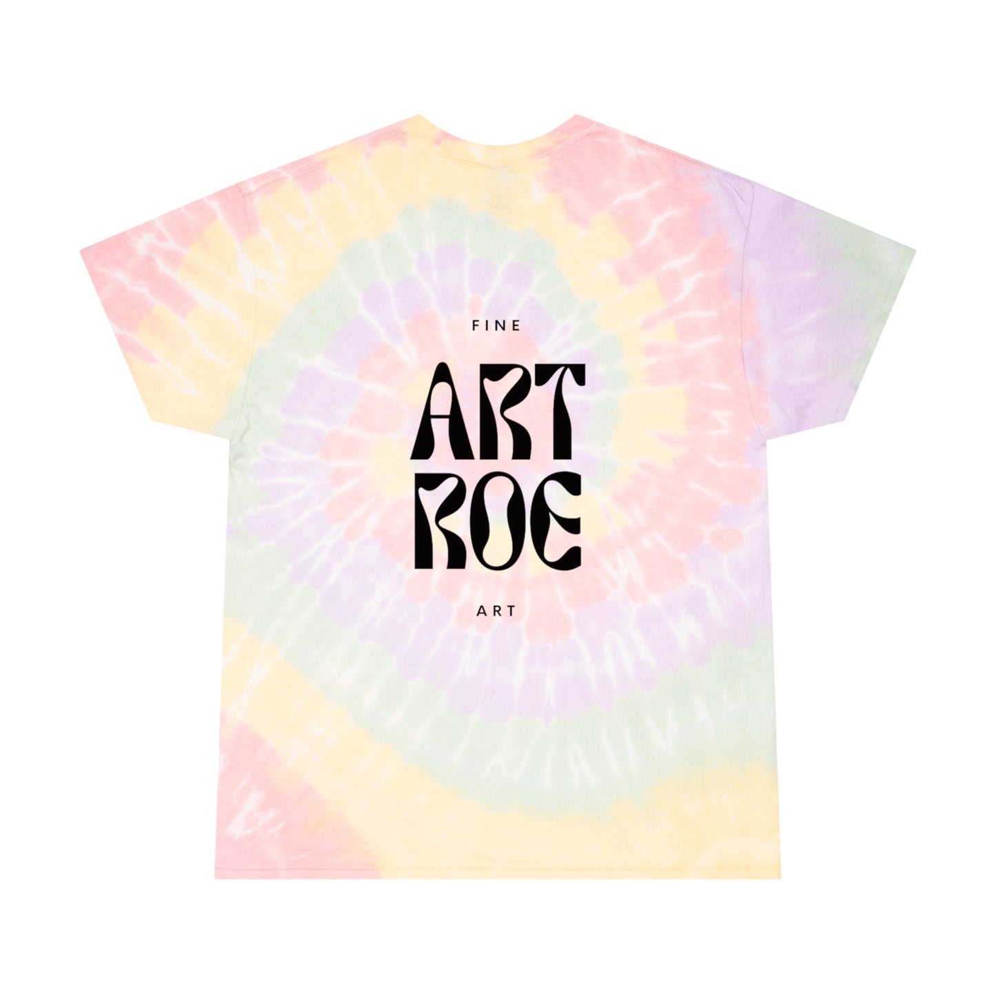 ART ROE LOGO Tie-Dye Tee, Spiral