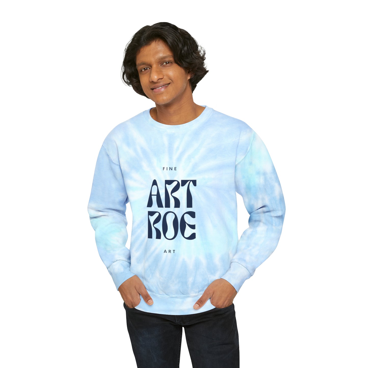 ART ROE LOGO Unisex Tie-Dye Sweatshirt