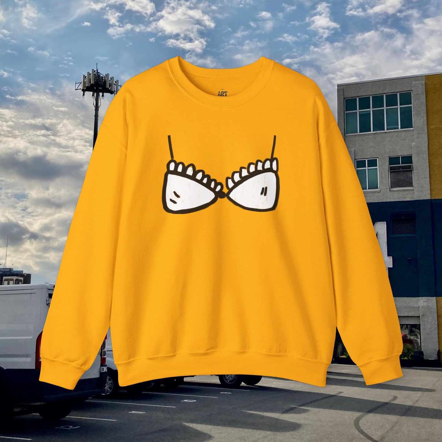 Bikini Bra, Unisex Heavy Blend™ Crewneck Sweatshirt