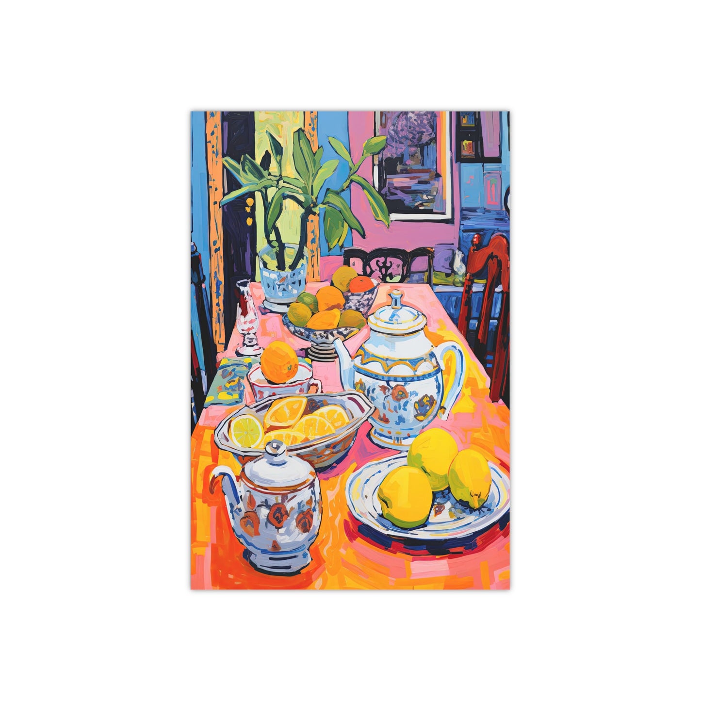 Afternoon Tea, Satin Poster Print (300gsm)