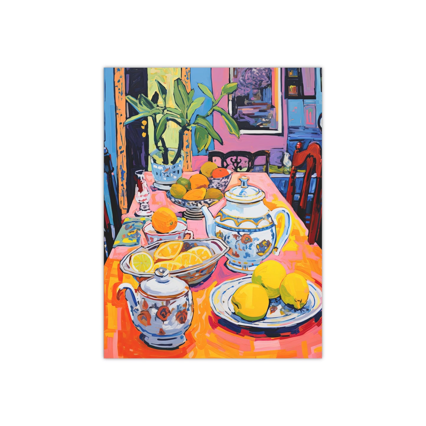 Afternoon Tea, Satin Poster Print (300gsm)