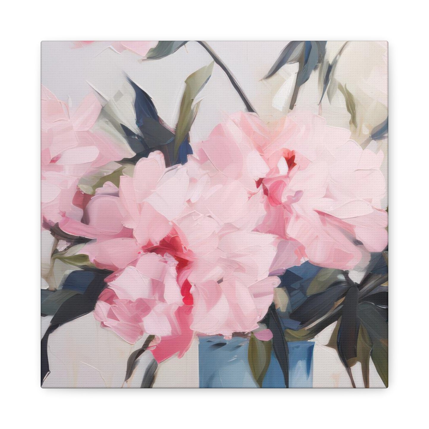 Baby Pink Peonies, Series, Canvas (12x12)&(16x16)