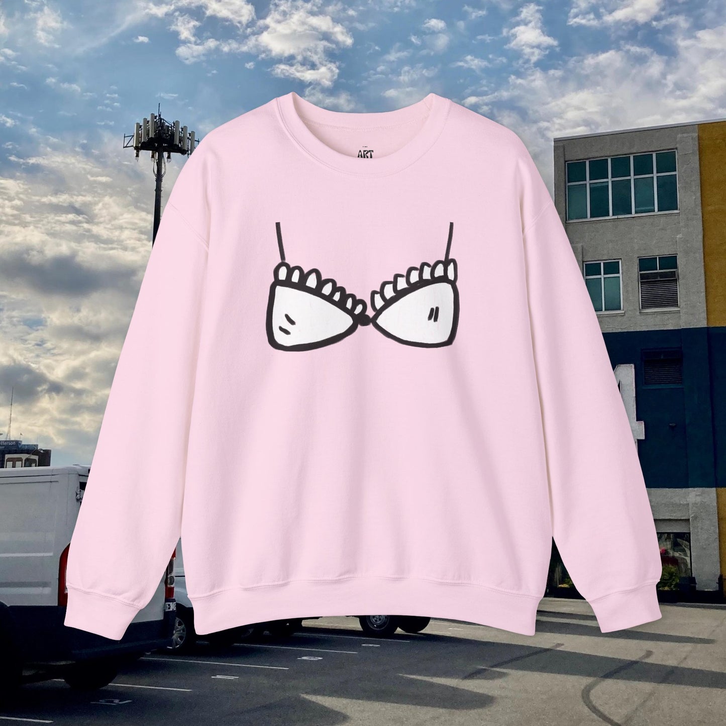 Bikini Bra, Unisex Heavy Blend™ Crewneck Sweatshirt