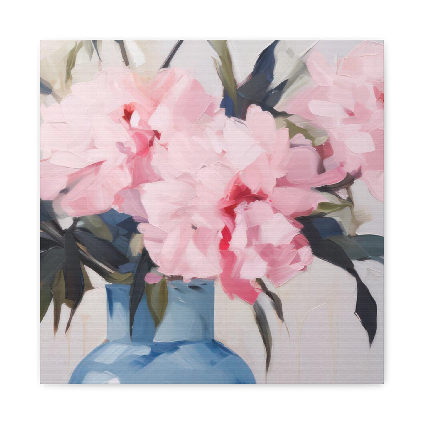 Baby Pink Peonies, Series, Canvas (12x12)&(16x16)