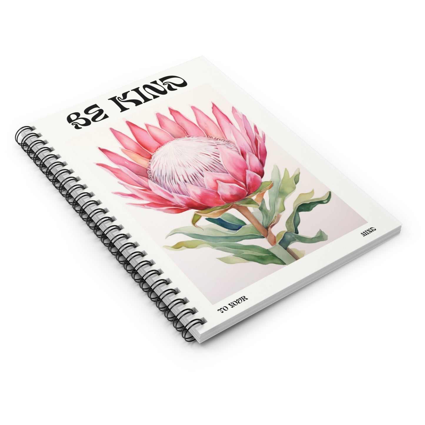 BE KIND TO YOUR MIND, Spiral Notebook