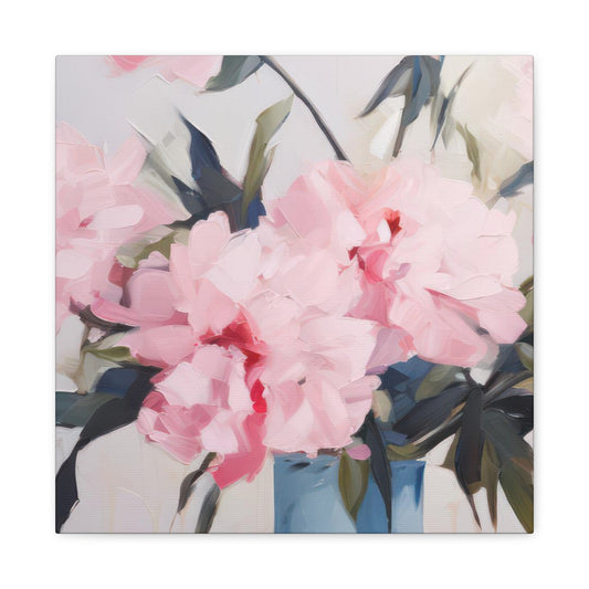 Baby Pink Peonies, Series, Canvas (12x12)&(16x16)