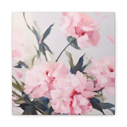 Baby Pink Peonies, Series, Canvas (12x12)&(16x16)