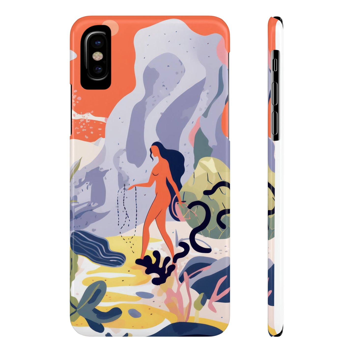 Moonlit, Slim Phone Case