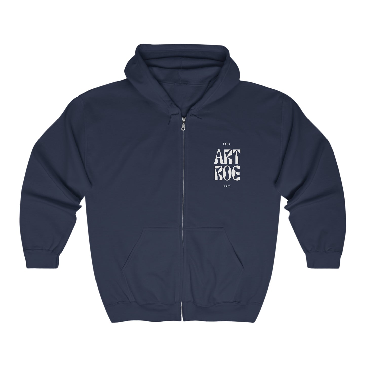 ART ROE LOGO Unisex Heavy Blend™ Full Zip Hooded Sweatshirt