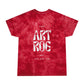 ART ROE LOGO Tie-Dye Tee, Crystal