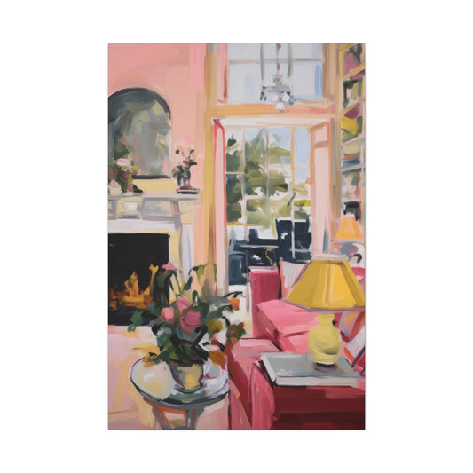 Pink Library, Canvas (40x60)