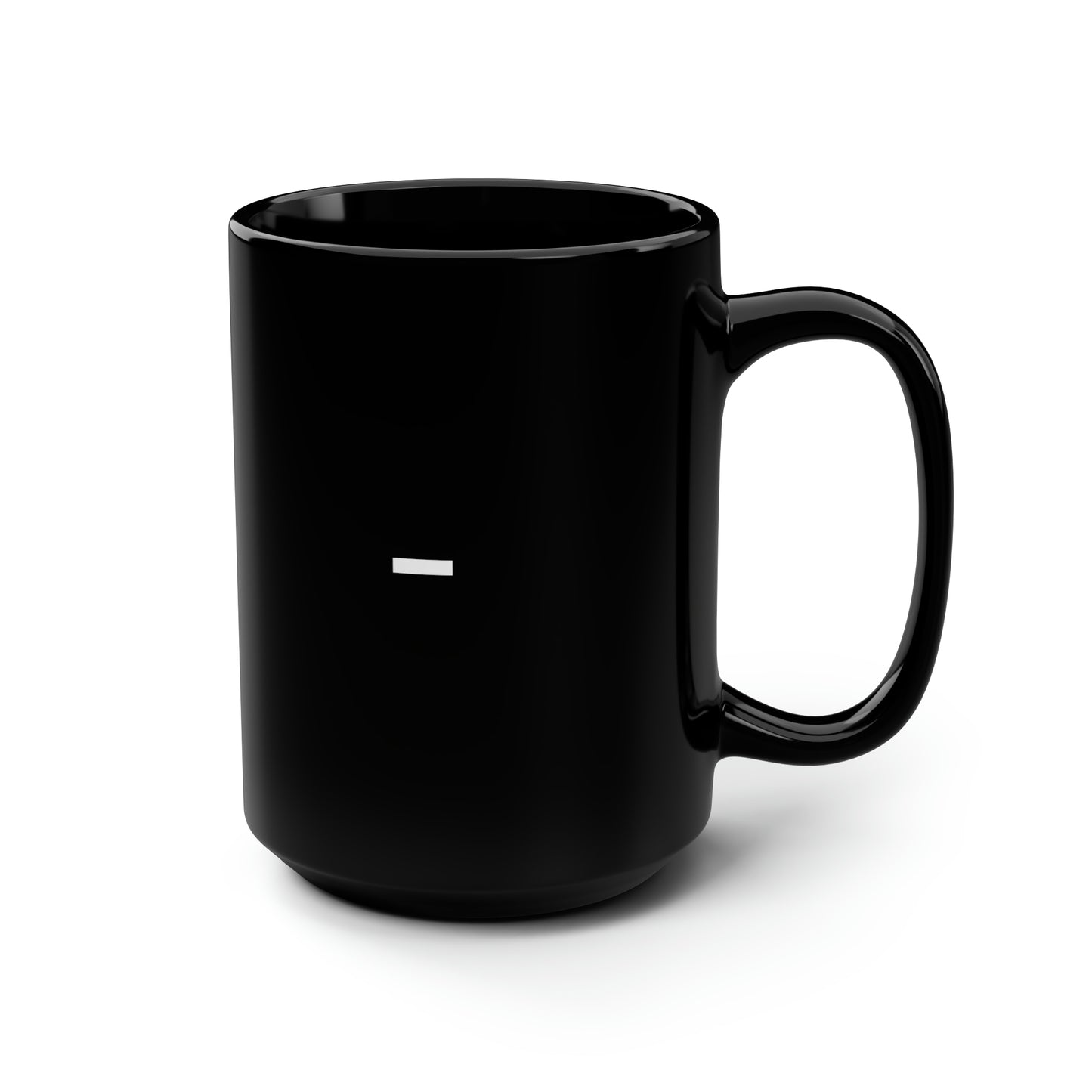 Positive or Negative? Black Mug, 15oz