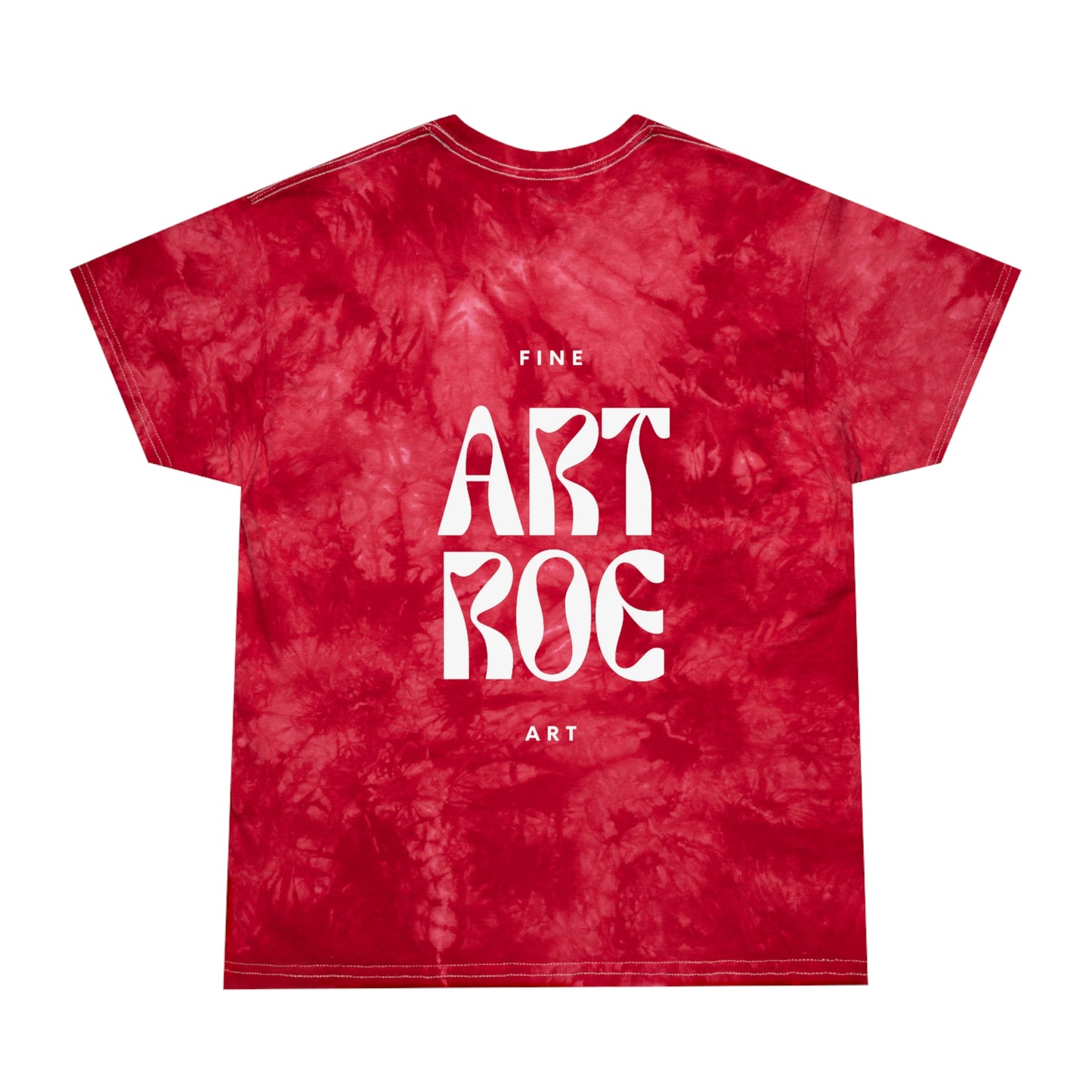 ART ROE LOGO Tie-Dye Tee, Crystal