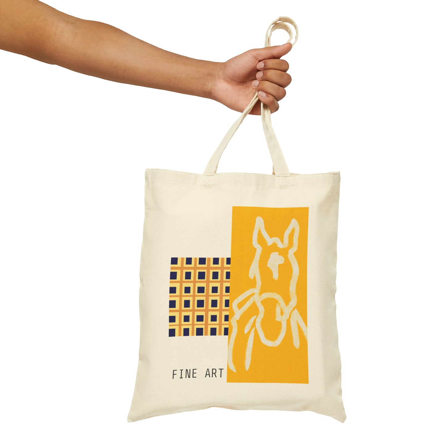 ART ROE LOGO Cotton Canvas Tote Bag