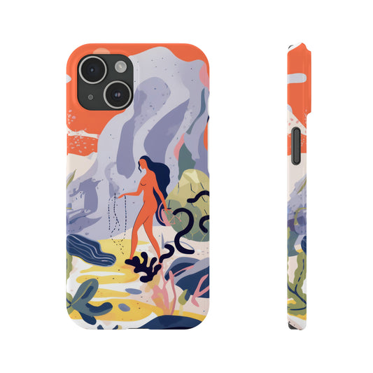 Moonlit, Slim Phone Case