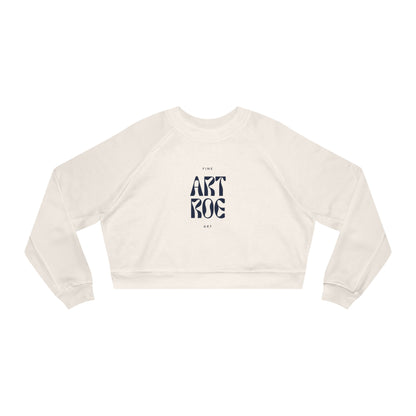 ART ROE LOGO Women's Cropped Fleece Pullover