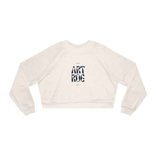 ART ROE LOGO Women's Cropped Fleece Pullover