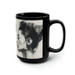 ART ROE LOGO, Profiles, Black Mug, 15oz