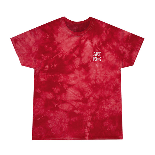ART ROE LOGO Tie-Dye Tee, Crystal