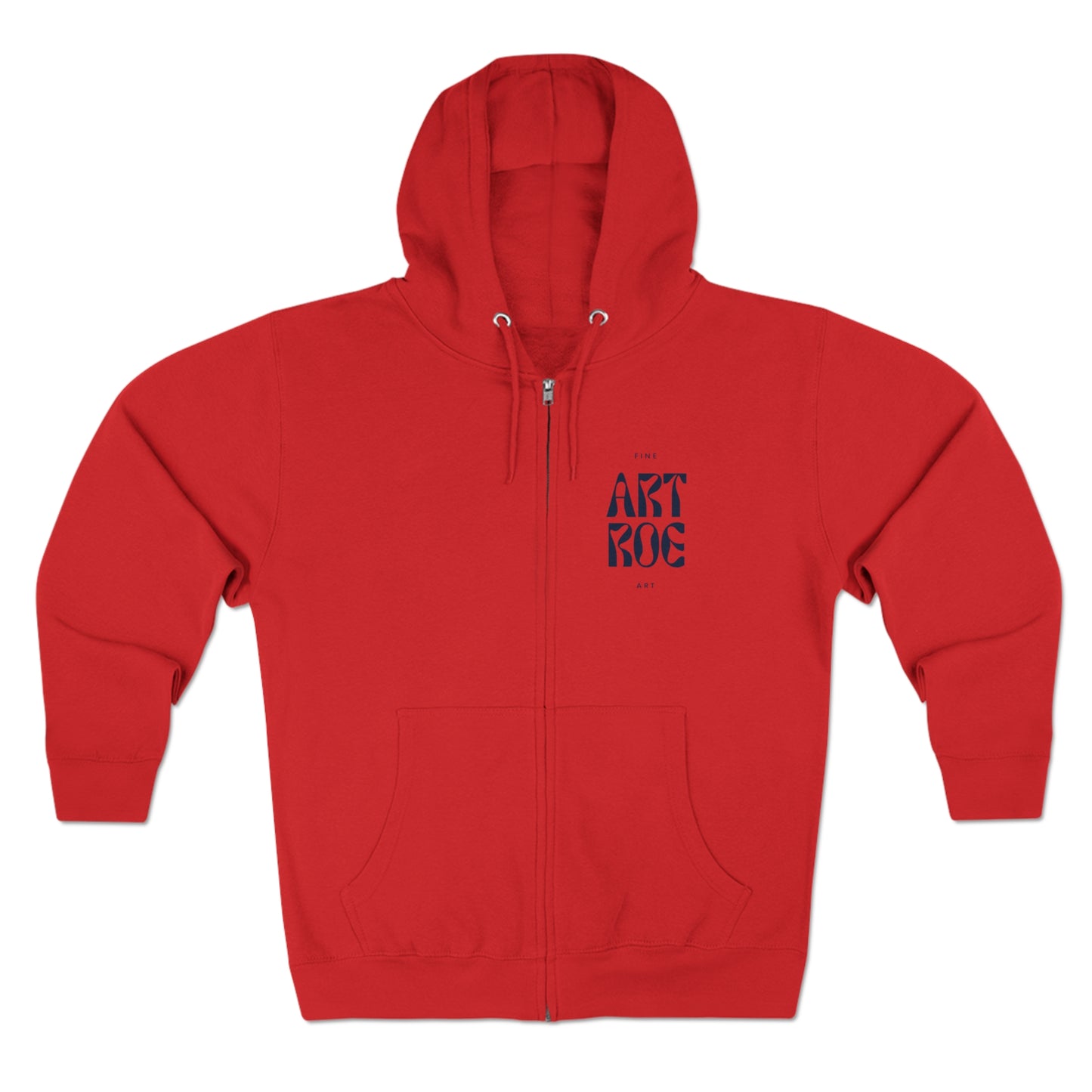 ART ROE LOGO Unisex Premium Full Zip Hoodie