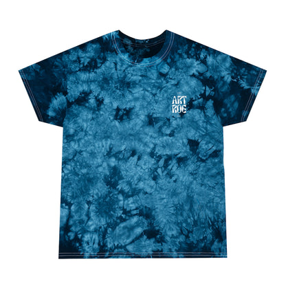 ART ROE LOGO Tie-Dye Tee, Crystal