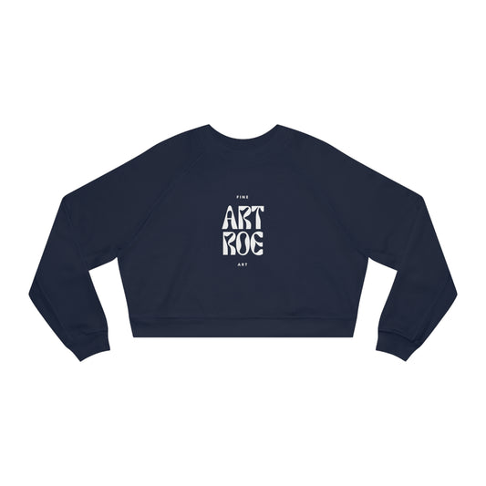 ART ROE LOGO Women's Cropped Fleece Pullover