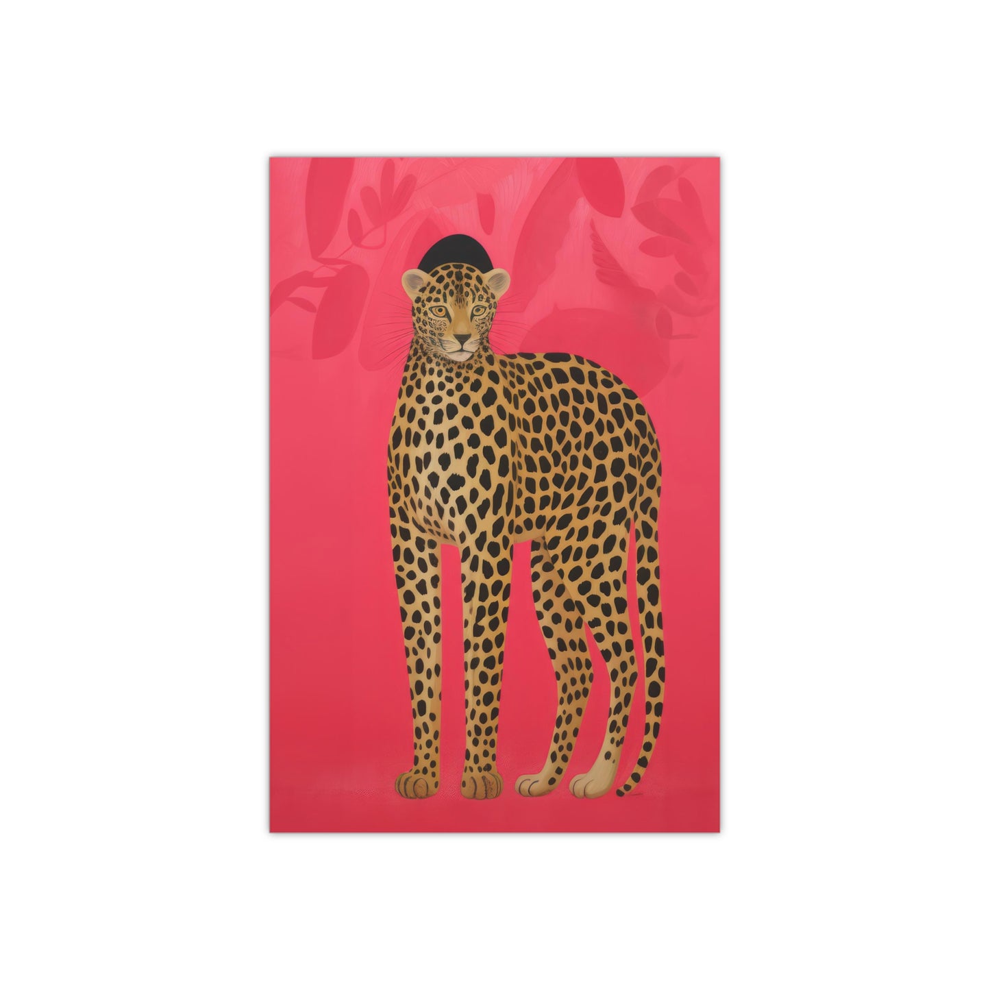 Pink Cheetah, Satin Poster Print (300gsm)